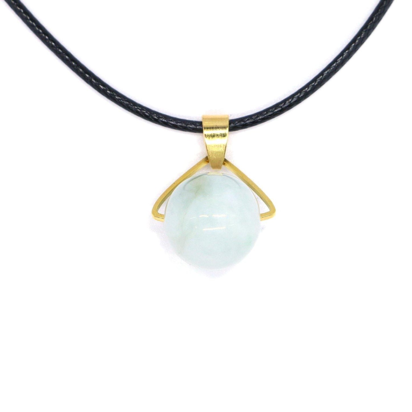 A Grade Jadeite Jade Pendants Ball Series 天然緬甸玉A貨寶珠吊墜系列 - Jade-collector.com