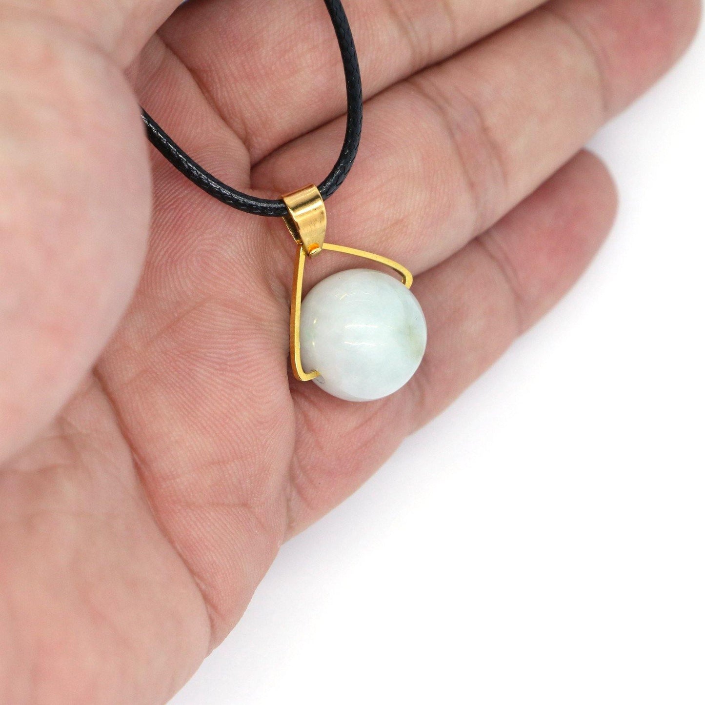 A Grade Jadeite Jade Pendants Ball Series 天然緬甸玉A貨寶珠吊墜系列 - Jade-collector.com