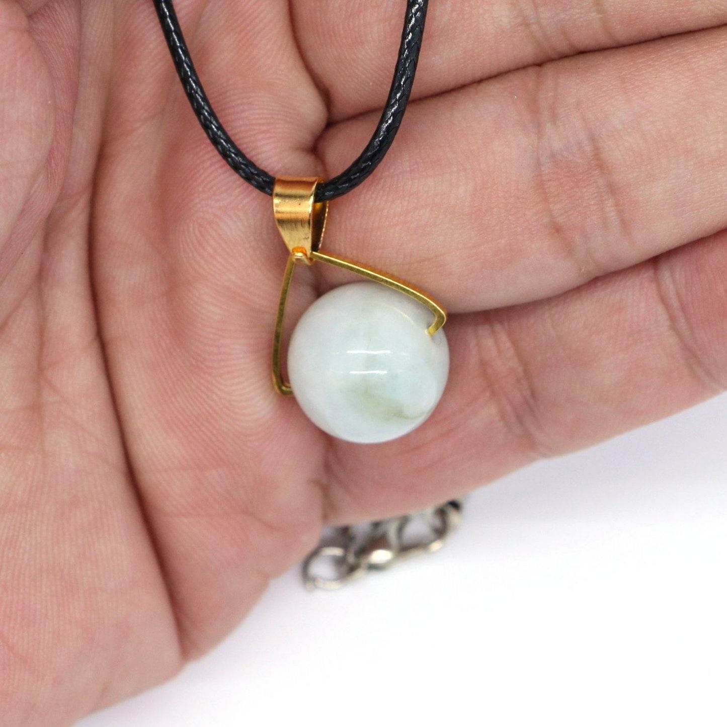 A Grade Jadeite Jade Pendants Ball Series 天然緬甸玉A貨寶珠吊墜系列 - Jade-collector.com