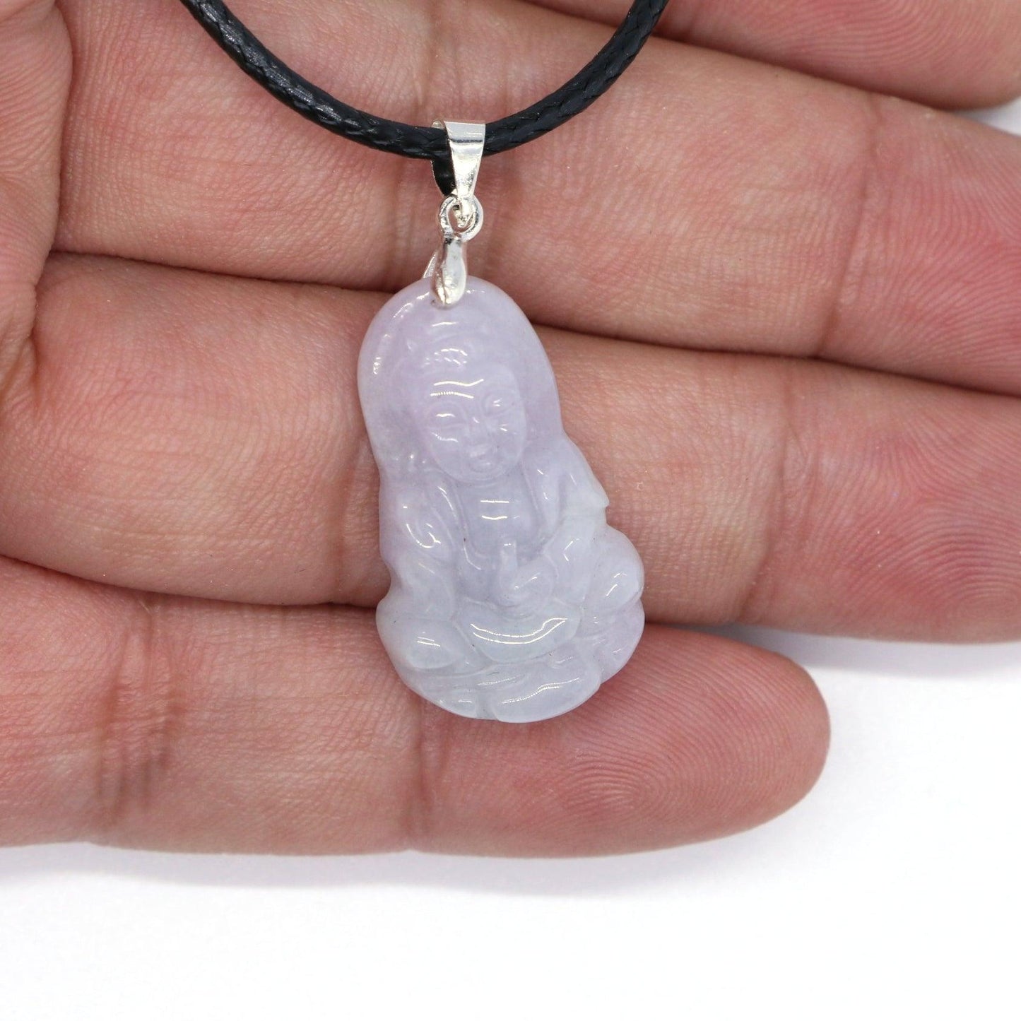 Type A Jadeite Jade Guanyin Pendants Series - Jade-collector.com
