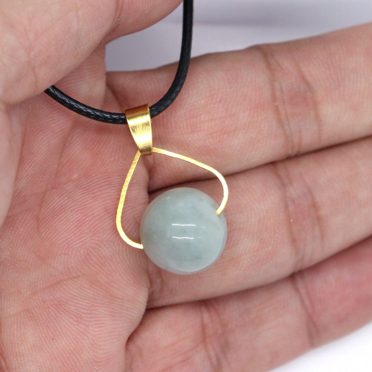Type A Jadeite Jade Pendants Ball Series - Jade-collector.com