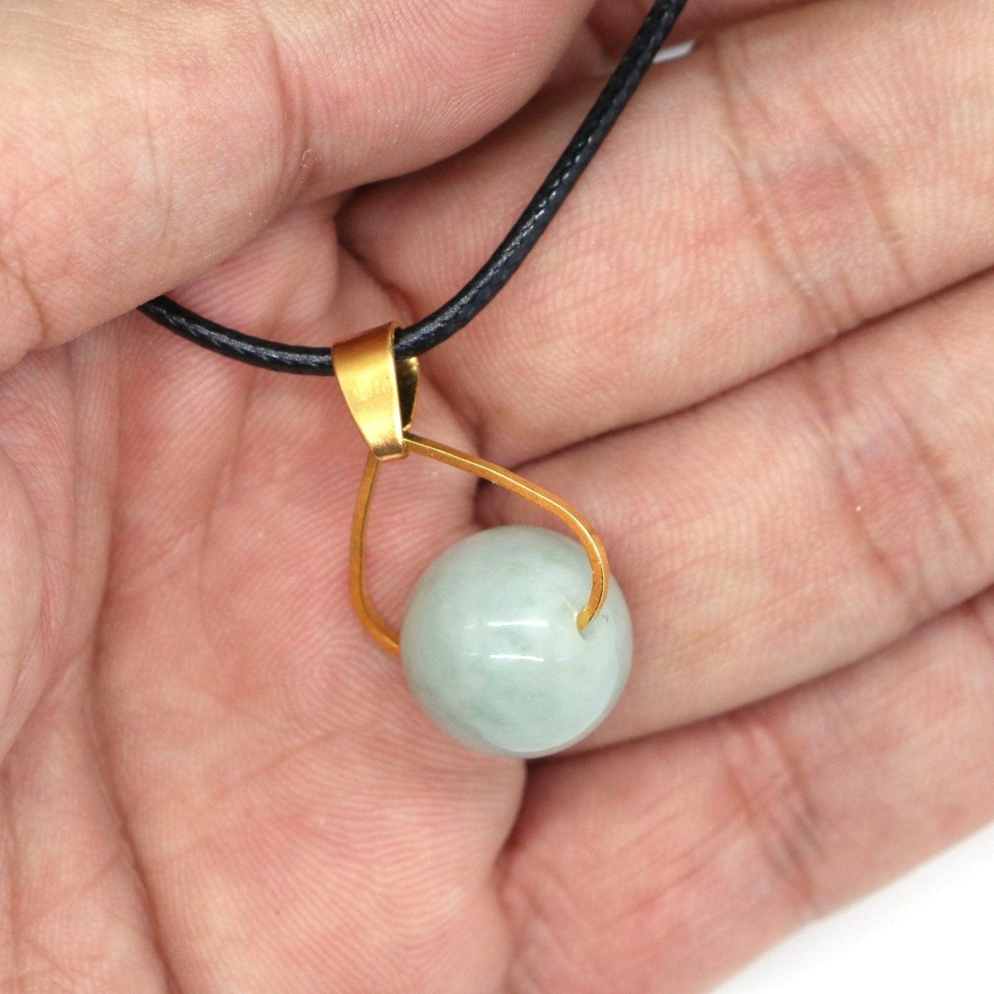 Type A Jadeite Jade Pendants Ball Series - Jade-collector.com