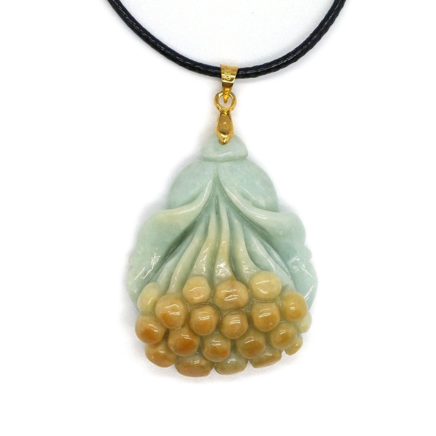 Type A Jadeite Jade Flower Pendants(Fullfill USA) B09KNMDZDM - Jade-collector.com