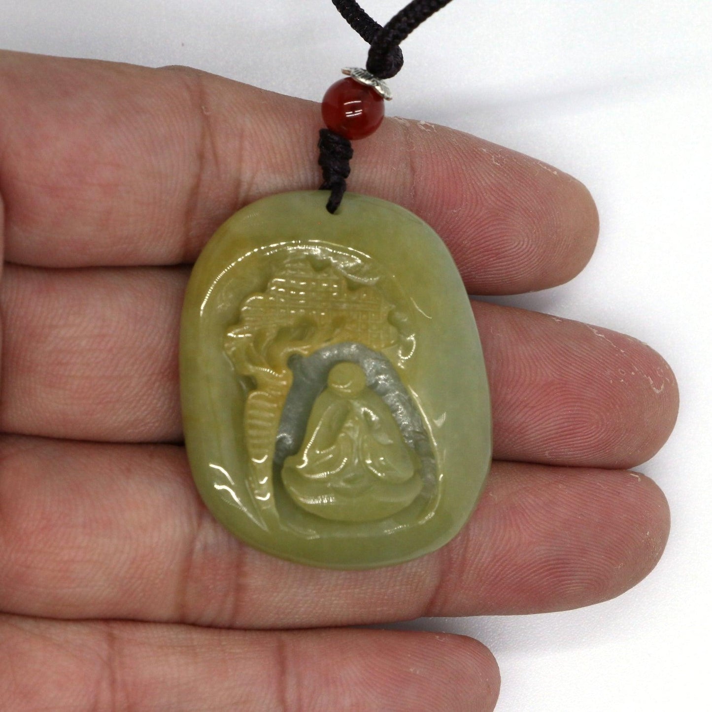 Type A Jadeite Jade Pendants Enlightenment Series - Jade-collector.com