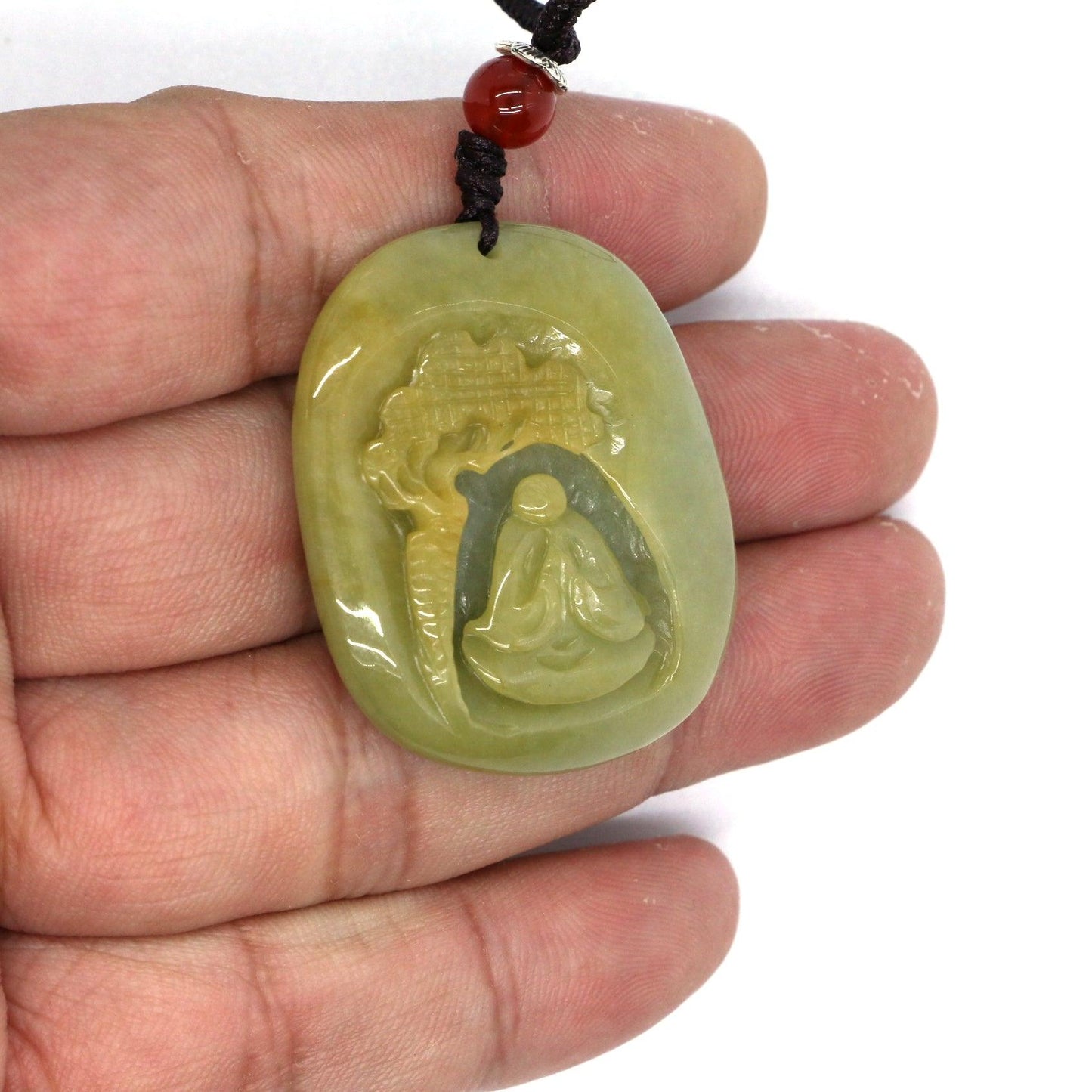 Type A Jadeite Jade Pendants Enlightenment Series - Jade-collector.com
