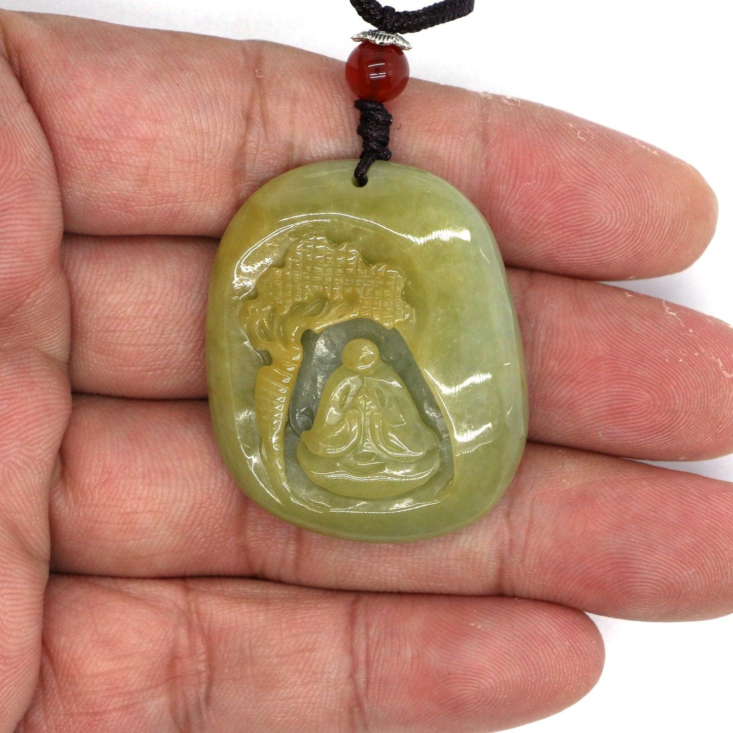 Type A Jadeite Jade Pendants Enlightenment Series - Jade-collector.com