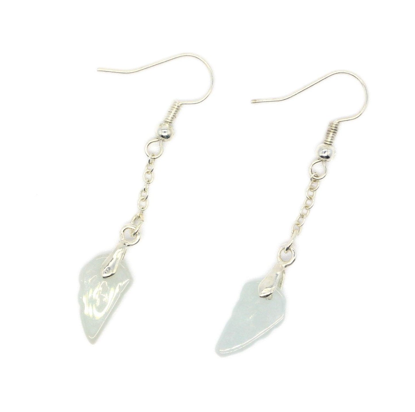 Type A Jadeite Jade Earrings - Jade-collector.com