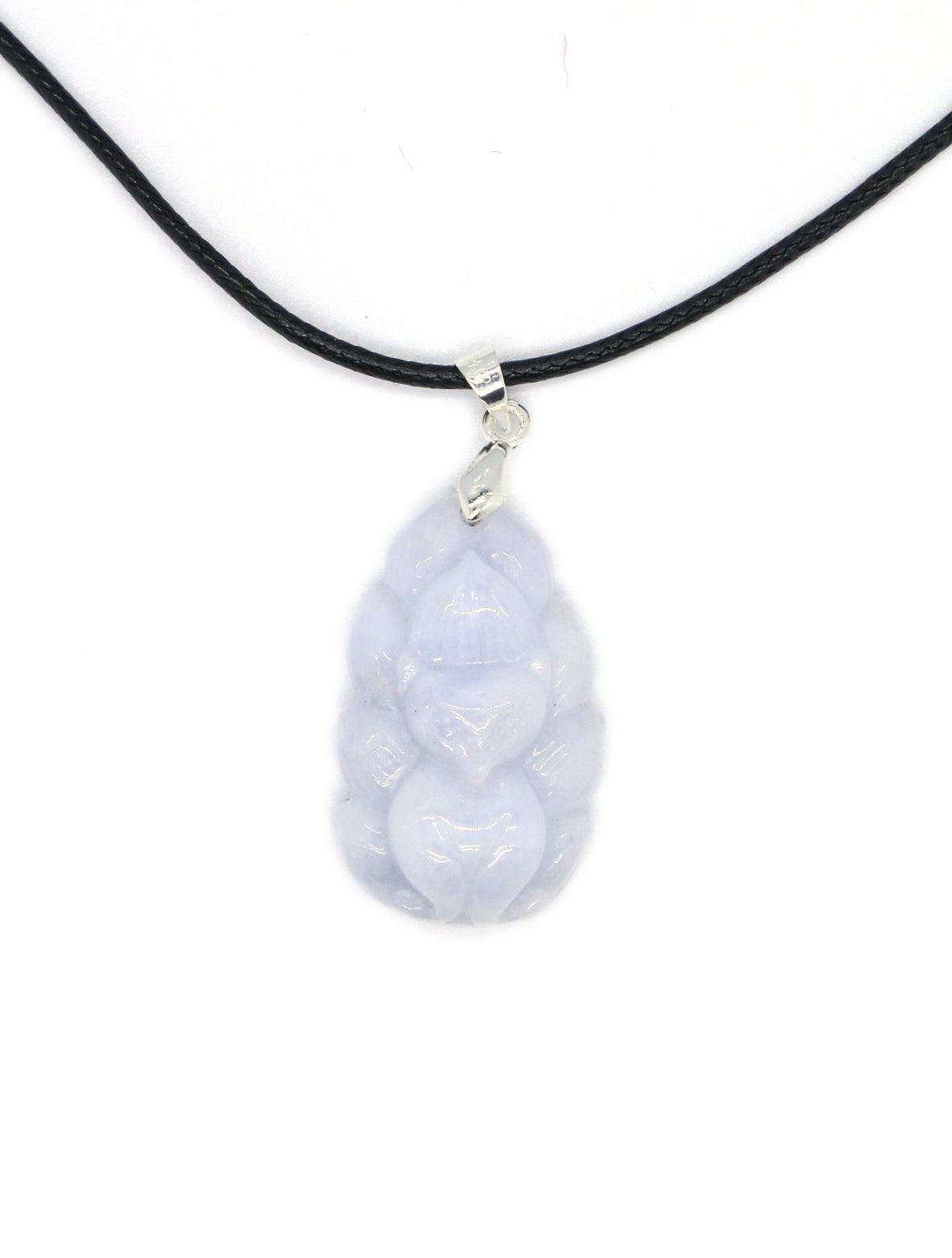 Type A Jadeite Jade Pendants Nine Tale Fox Series - Jade-collector.com