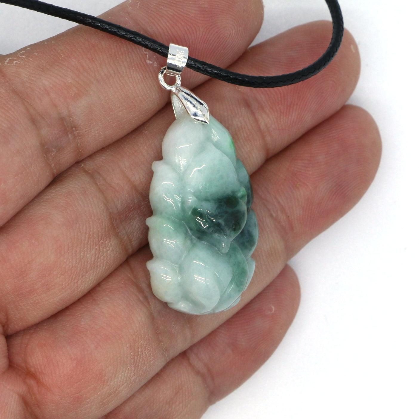 Type A Jadeite Jade Pendants Nine Tale Fox Series - Jade-collector.com