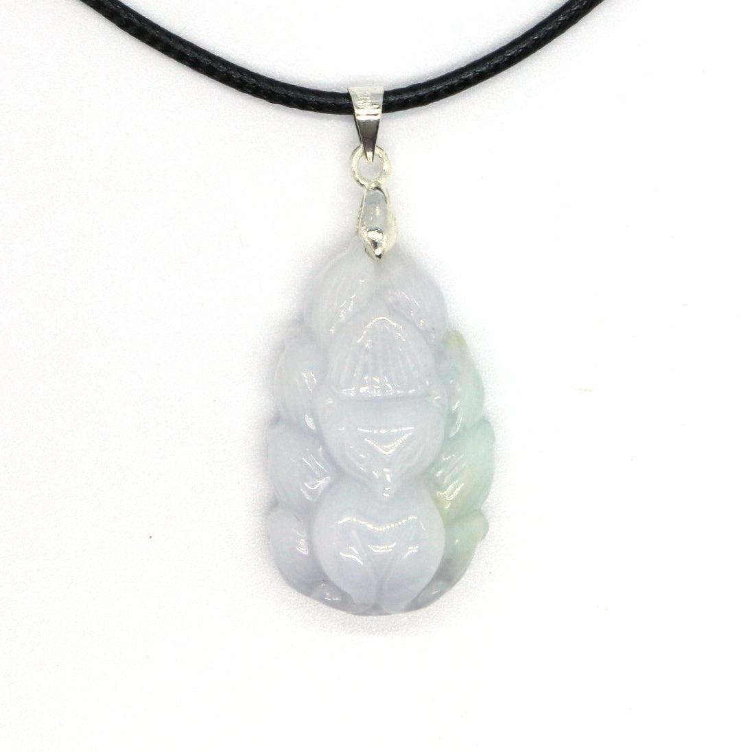 Type A Jadeite Jade Pendants Nine Tale Fox Series - Jade-collector.com