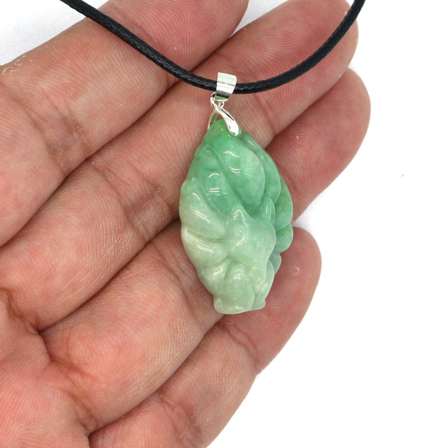 Type A Jadeite Jade Pendants Nine Tale Fox Series - Jade-collector.com