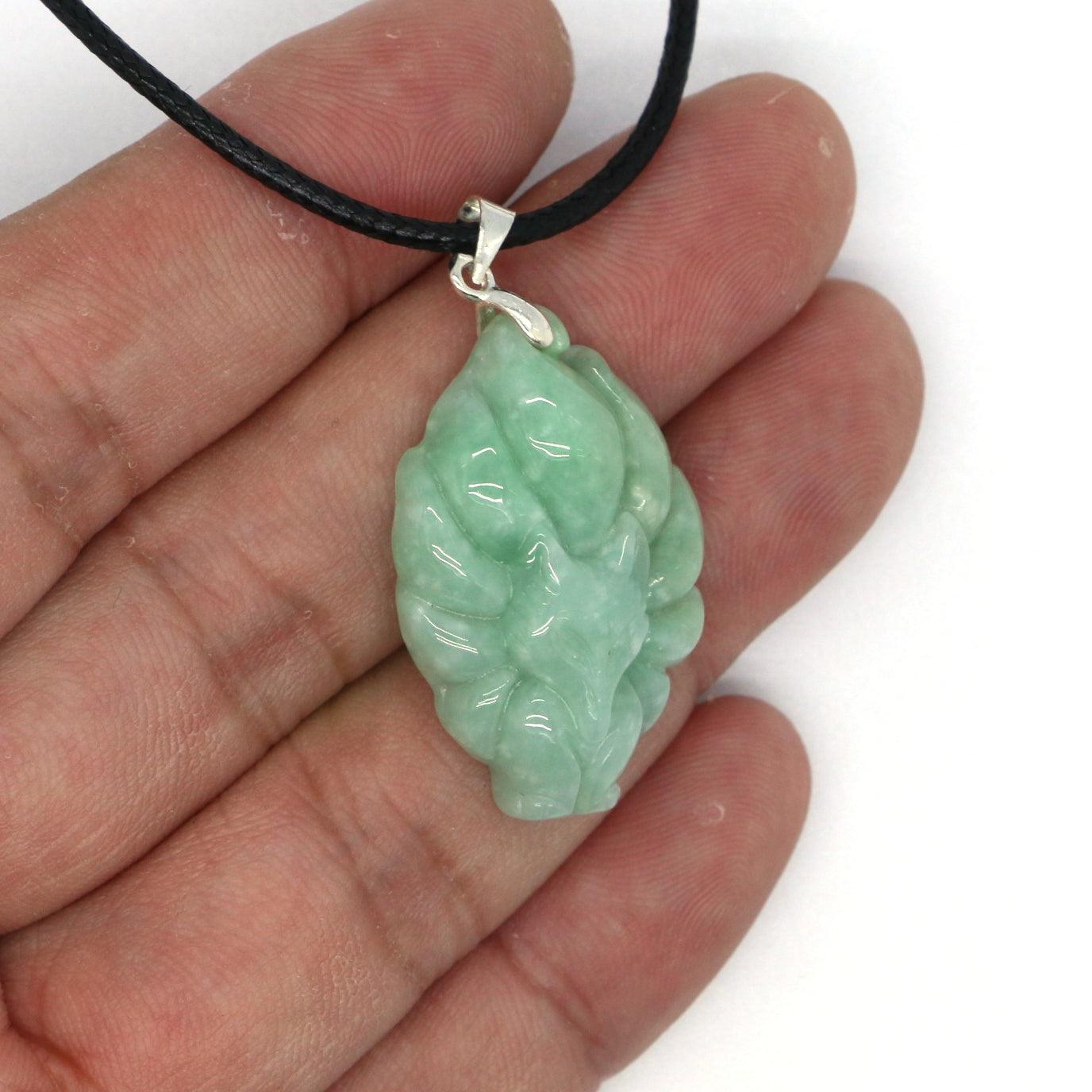 Type A Jadeite Jade Pendants Nine Tale Fox Series - Jade-collector.com