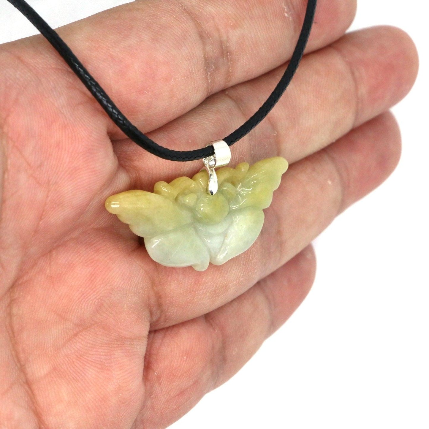 Type A Jadeite Jade Pendants Butterfly Series - Jade-collector.com