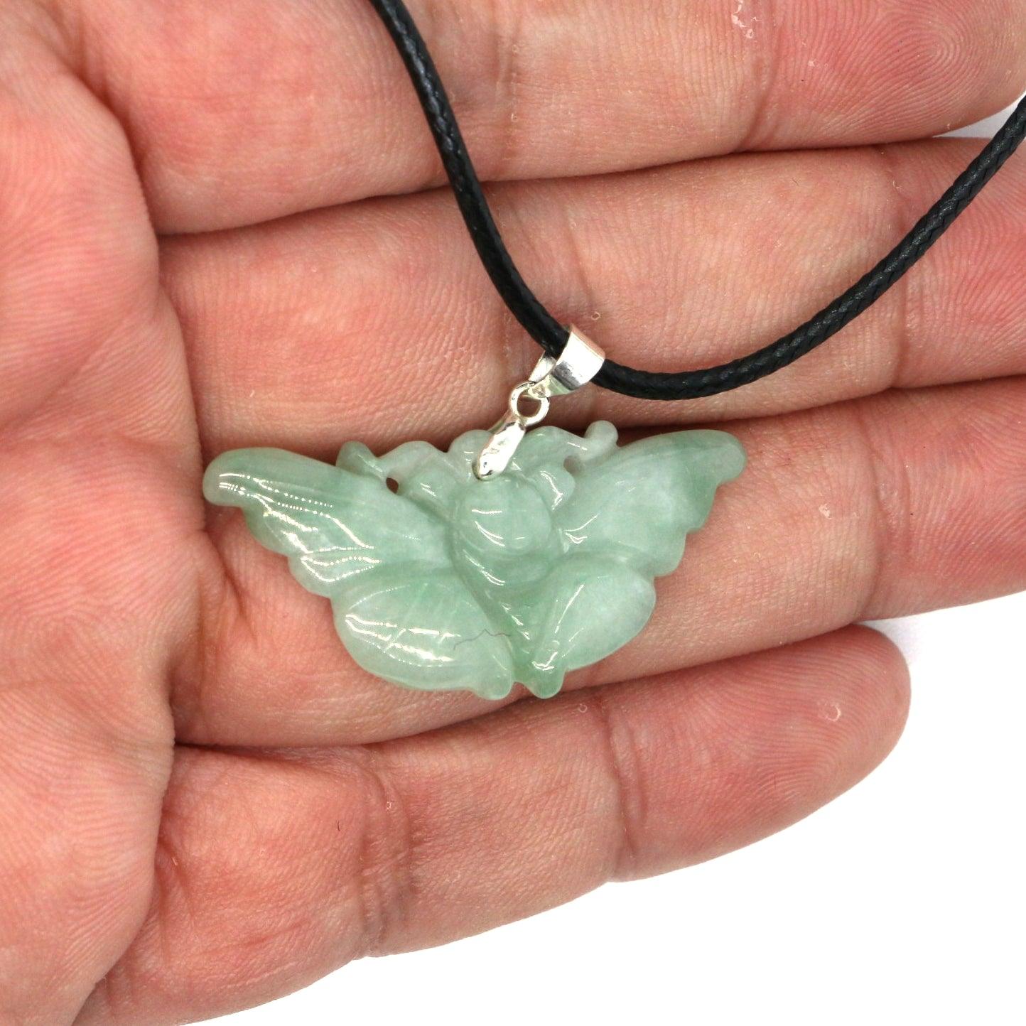 Type A Jadeite Jade Pendants Butterfly Series - Jade-collector.com