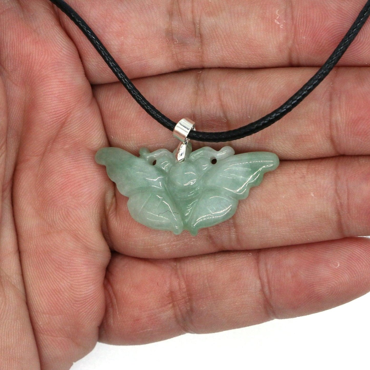 Type A Jadeite Jade Pendants Butterfly Series - Jade-collector.com