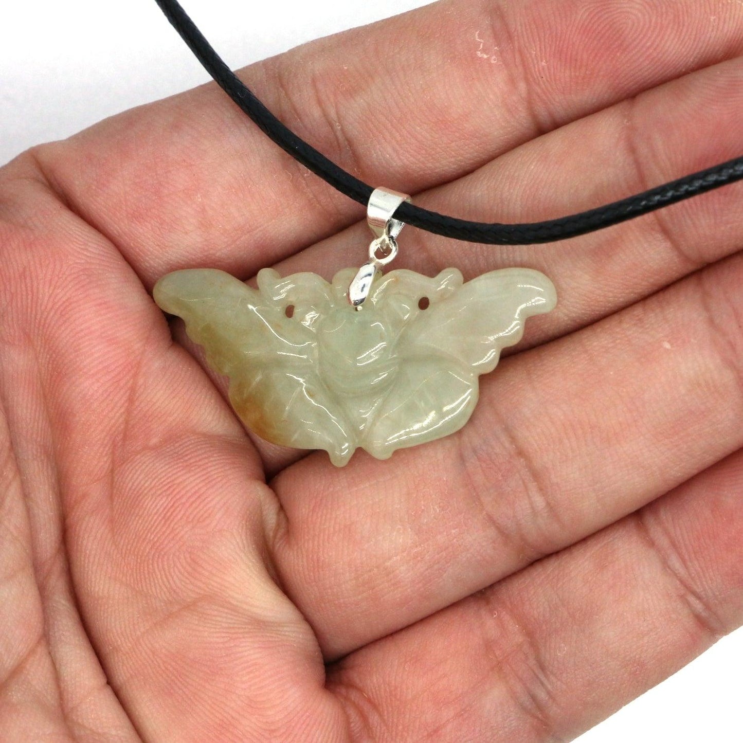Type A Jadeite Jade Pendants Butterfly Series - Jade-collector.com