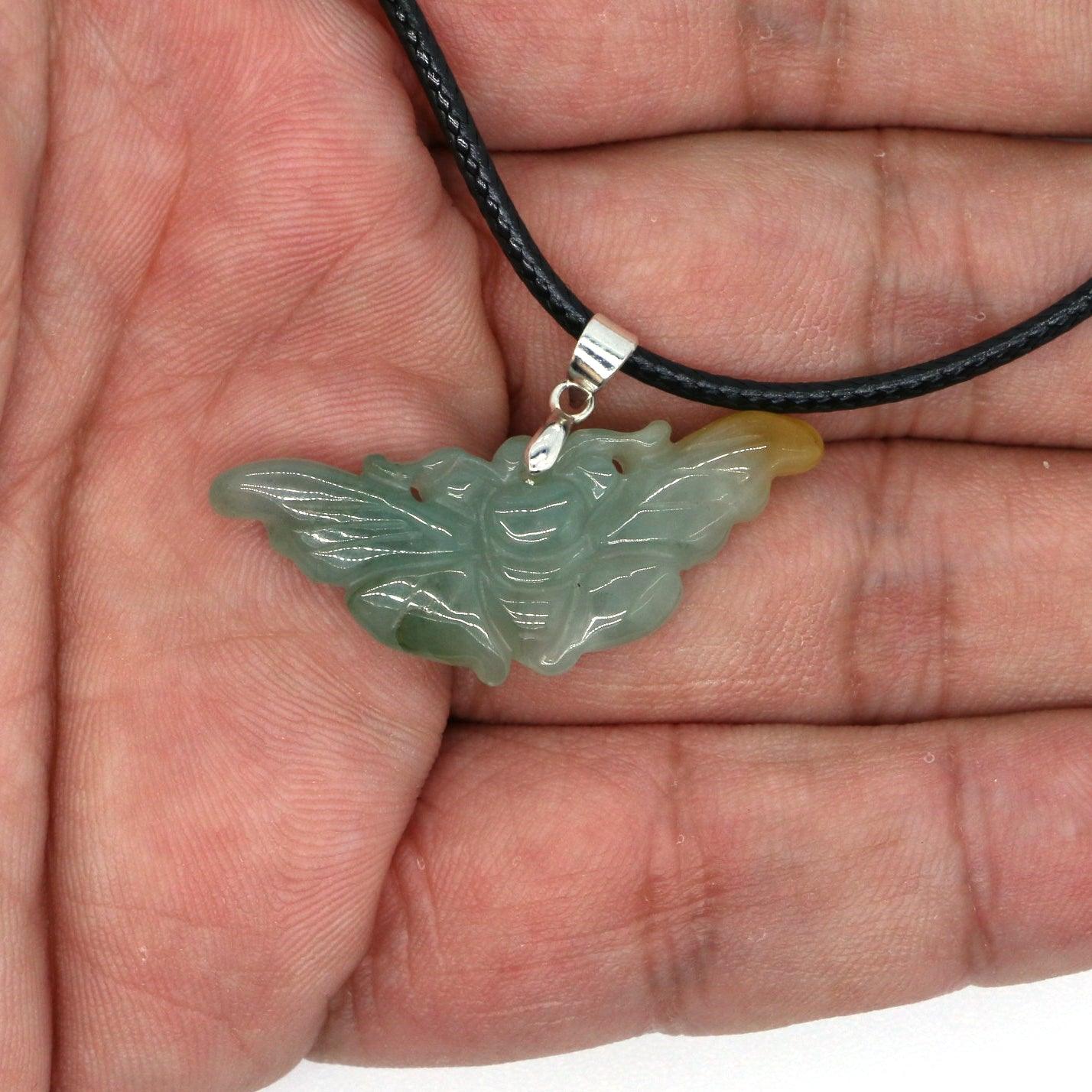 Type A Jadeite Jade Pendants Butterfly Series - Jade-collector.com