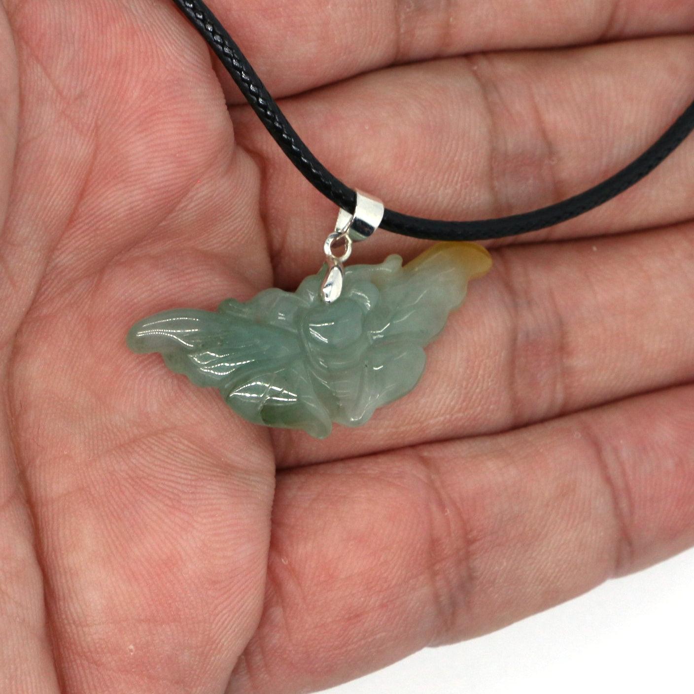Type A Jadeite Jade Pendants Butterfly Series - Jade-collector.com