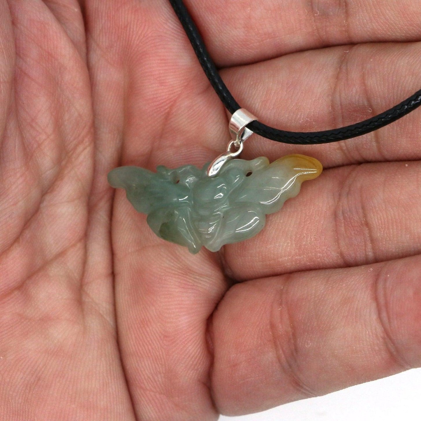 Type A Jadeite Jade Pendants Butterfly Series - Jade-collector.com