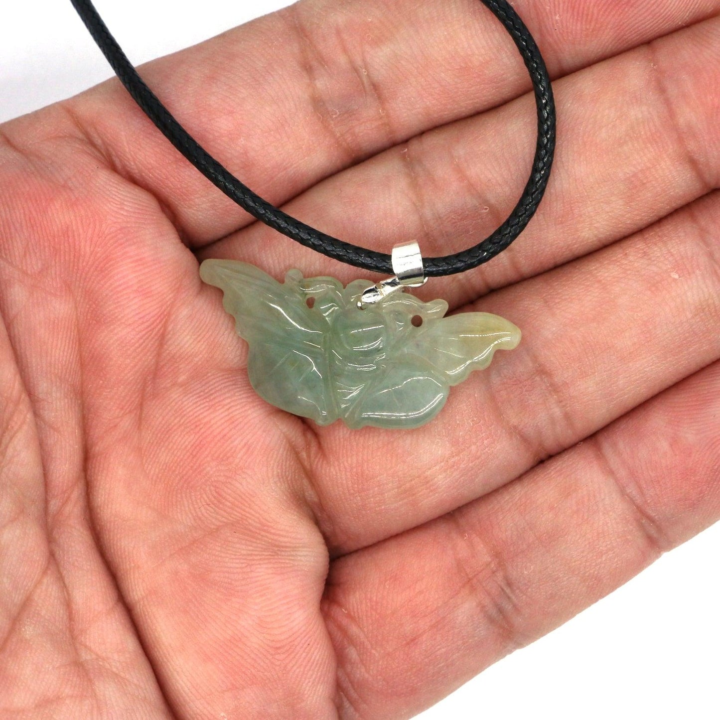 Type A Jadeite Jade Pendants Butterfly Series - Jade-collector.com