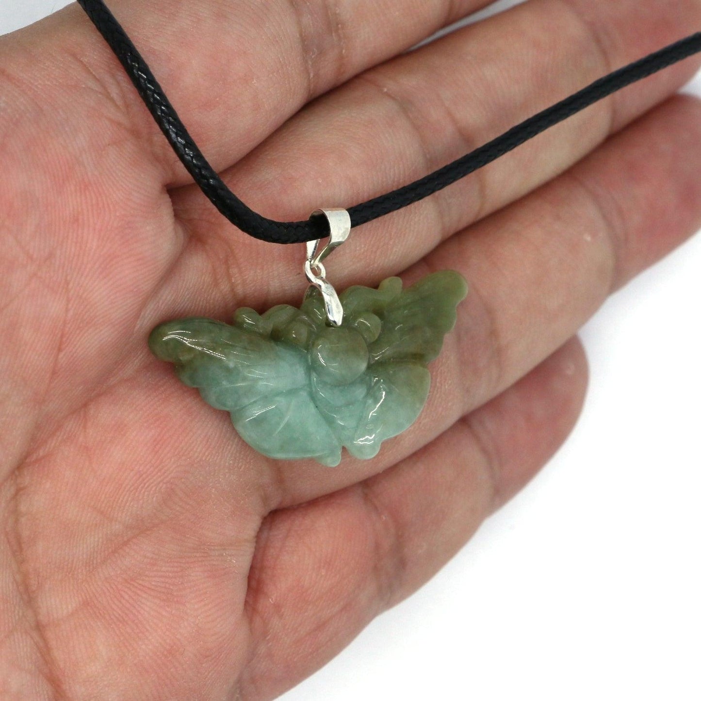 Type A Jadeite Jade Pendants Butterfly Series - Jade-collector.com