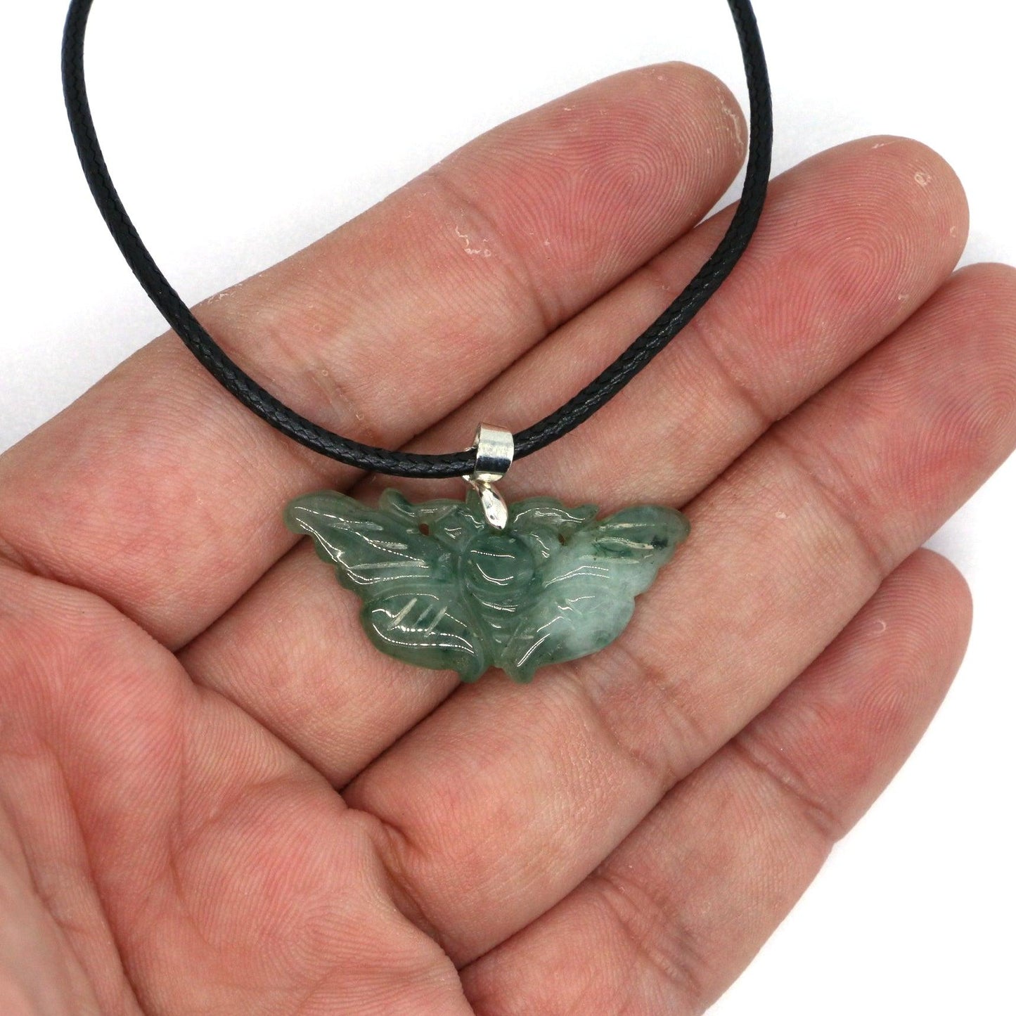 Type A Jadeite Jade Pendants Butterfly Series - Jade-collector.com