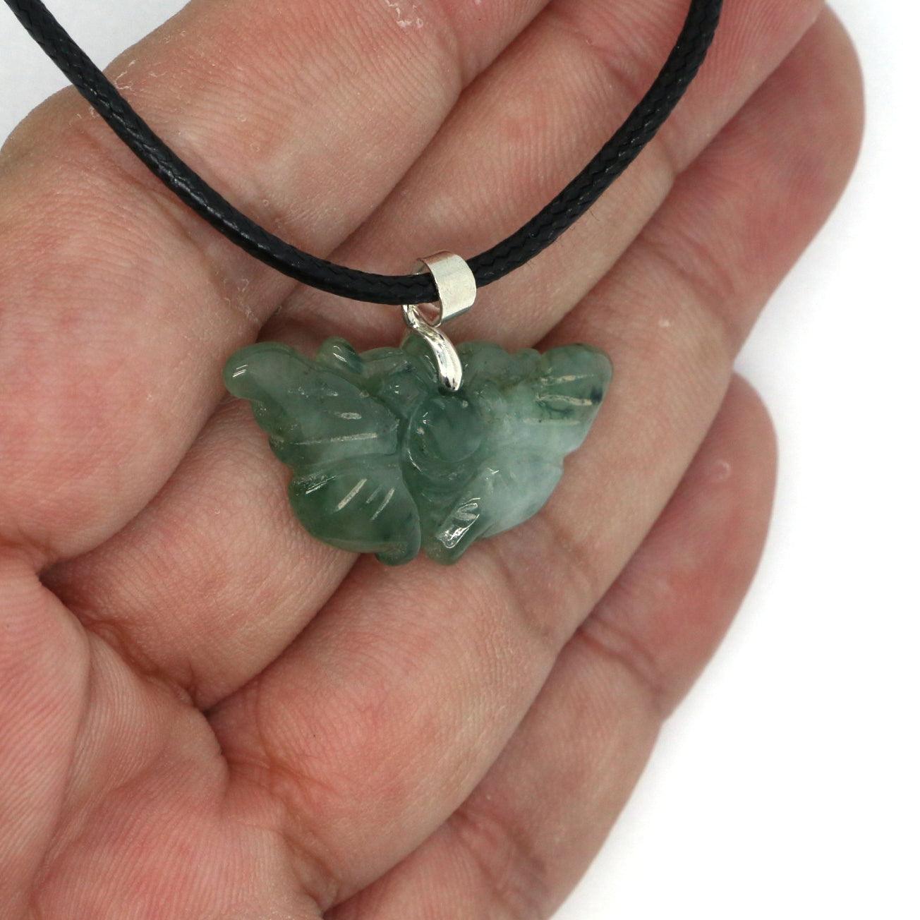 Type A Jadeite Jade Pendants Butterfly Series - Jade-collector.com