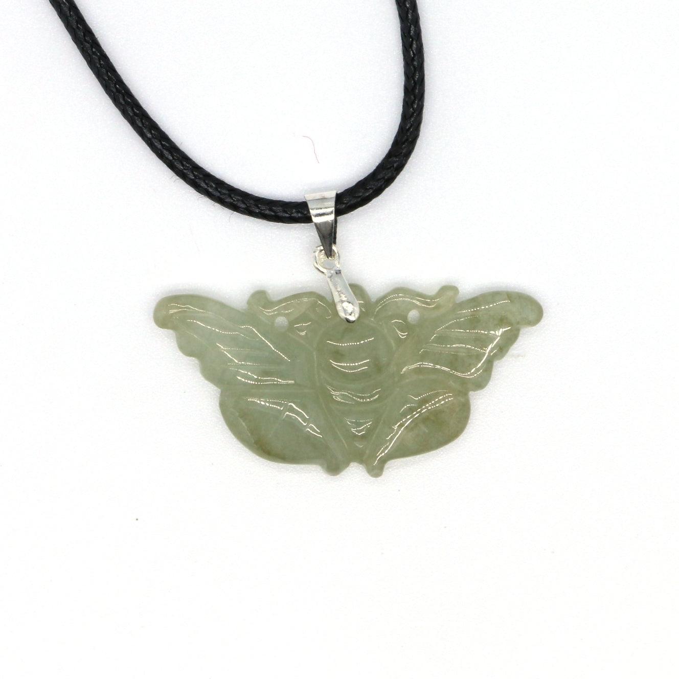 Type A Jadeite Jade Pendants Butterfly Series - Jade-collector.com