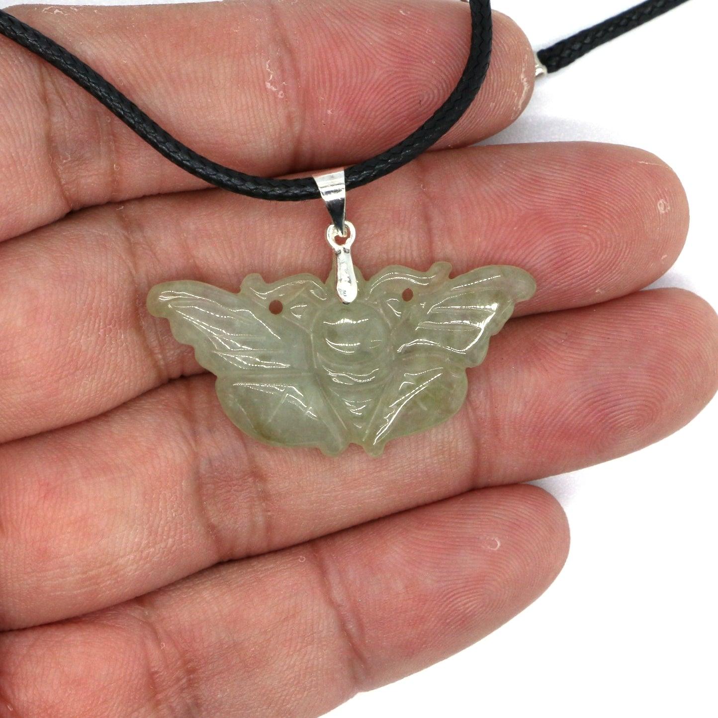 Type A Jadeite Jade Pendants Butterfly Series - Jade-collector.com