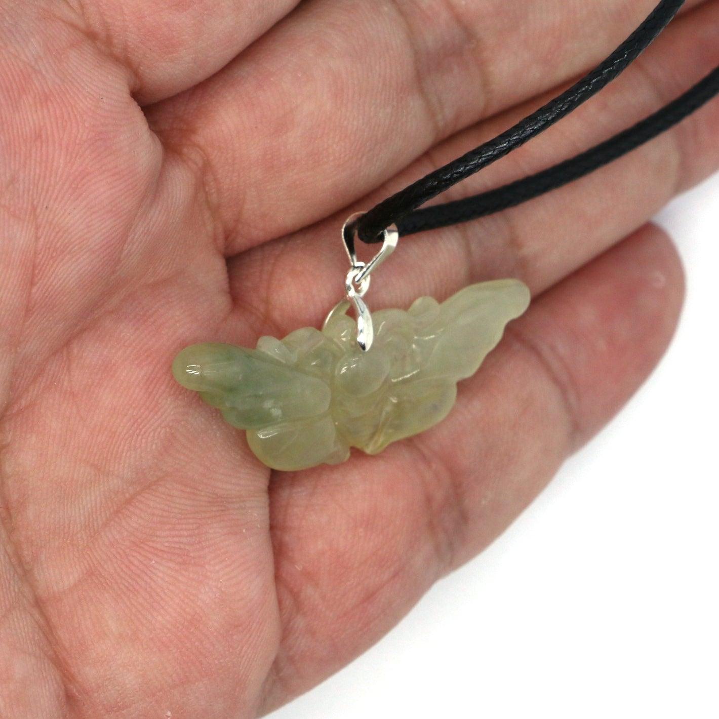 Type A Jadeite Jade Pendants Butterfly Series - Jade-collector.com