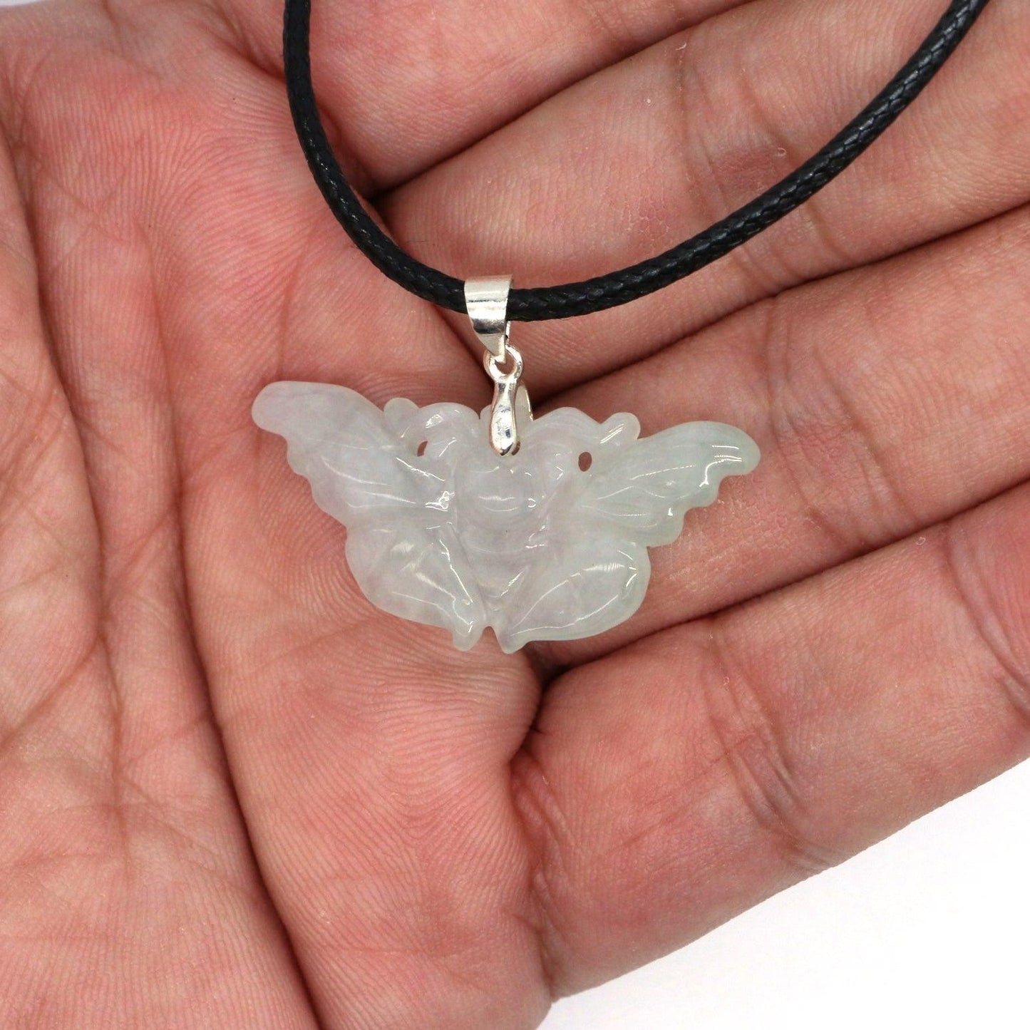 Type A Jadeite Jade Pendants Butterfly Series - Jade-collector.com
