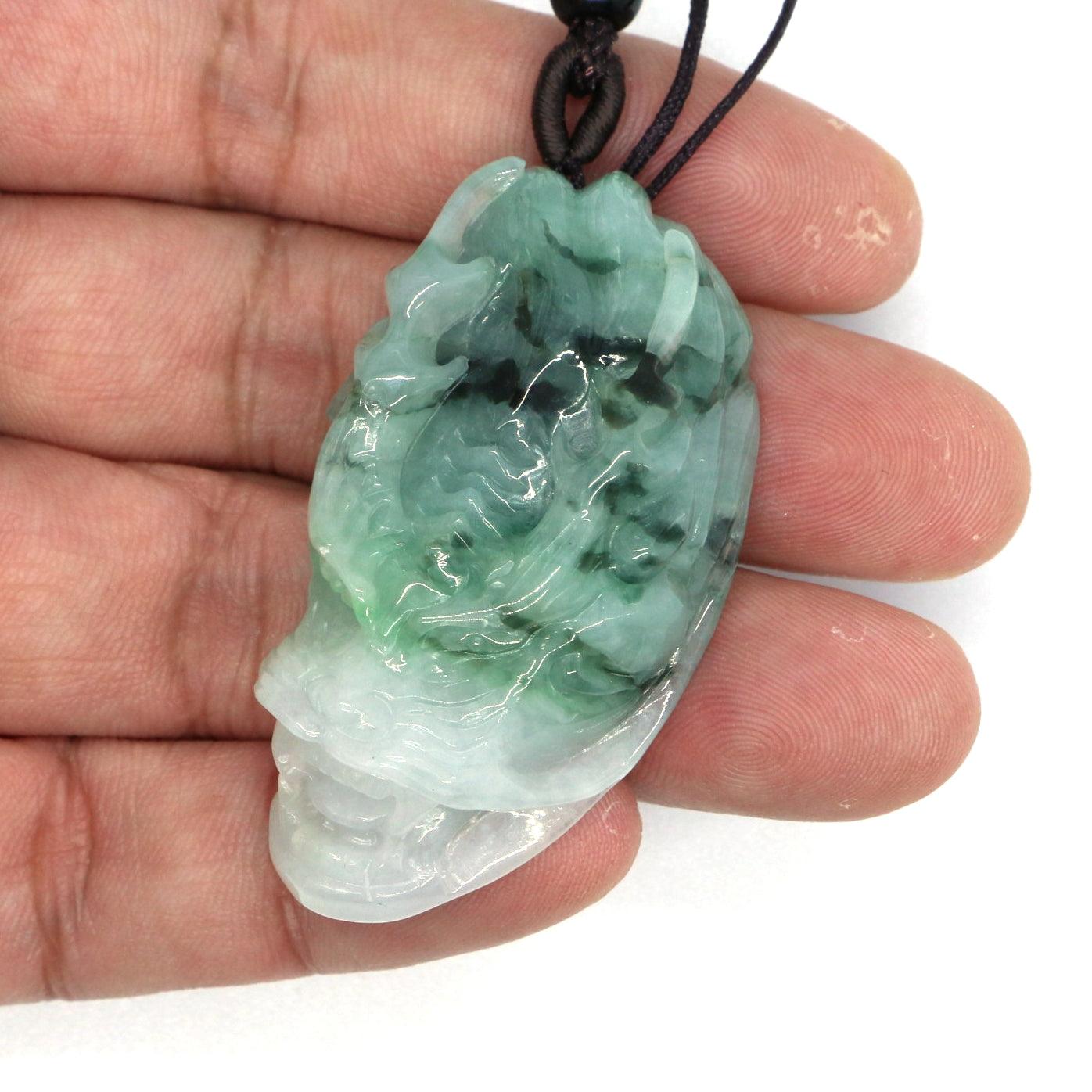 Type A Jadeite Jade Pendants Dragon Series pe10141 - Jade-collector.com