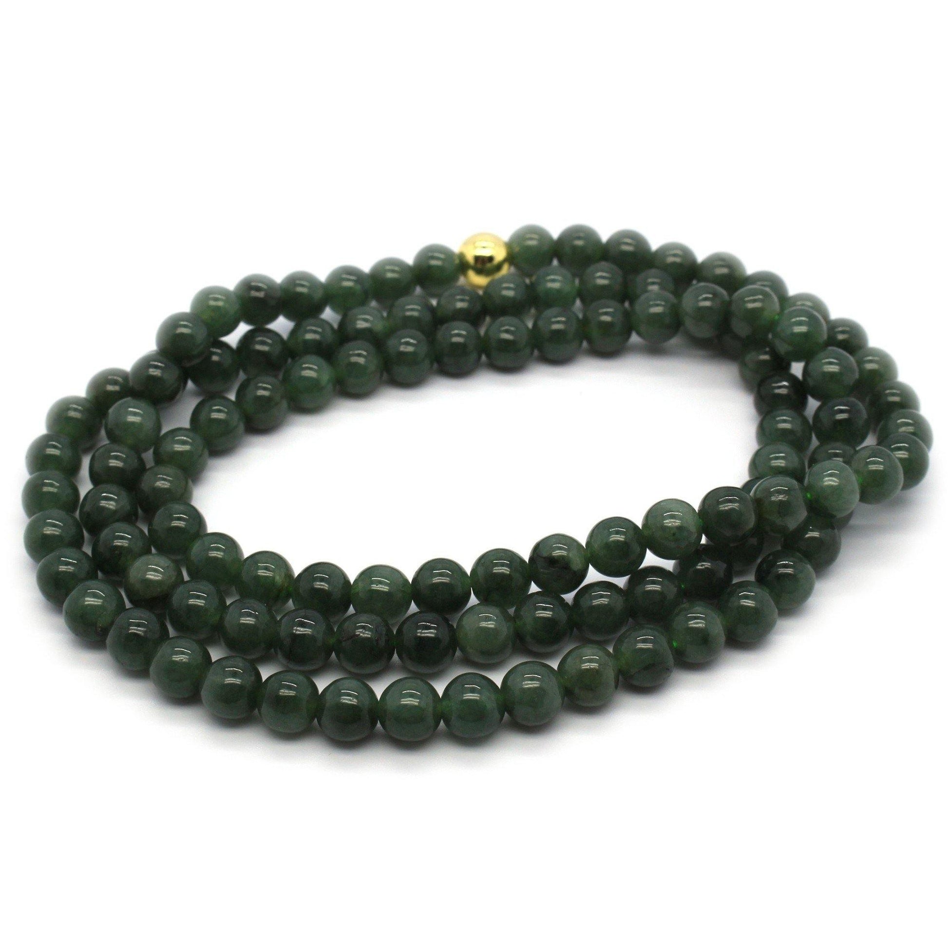 A Grade Jadeite Jade Necklace Item no B08NGBPDZ8 - Jade-collector.com