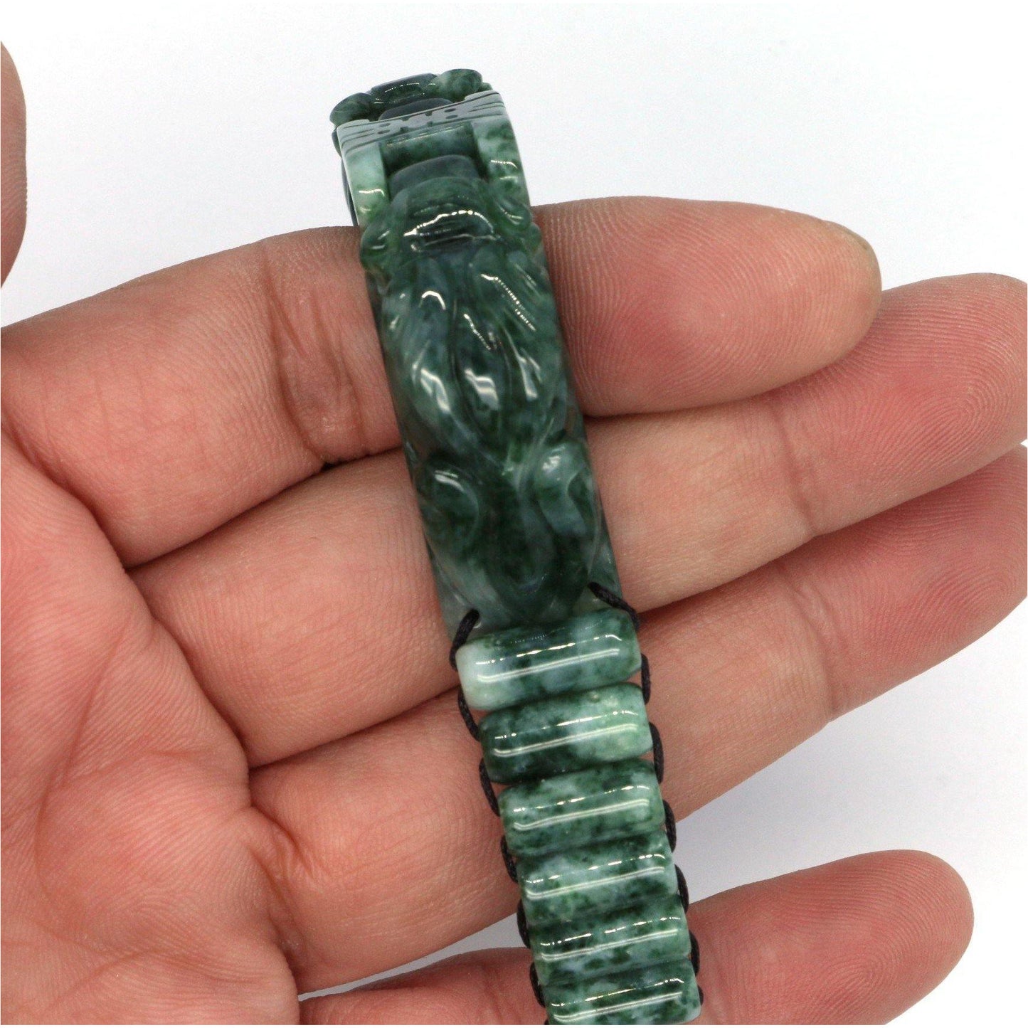 A Grade Jadeite Jade bracelte Item no B08TB5ZL22 - Jade-collector.com