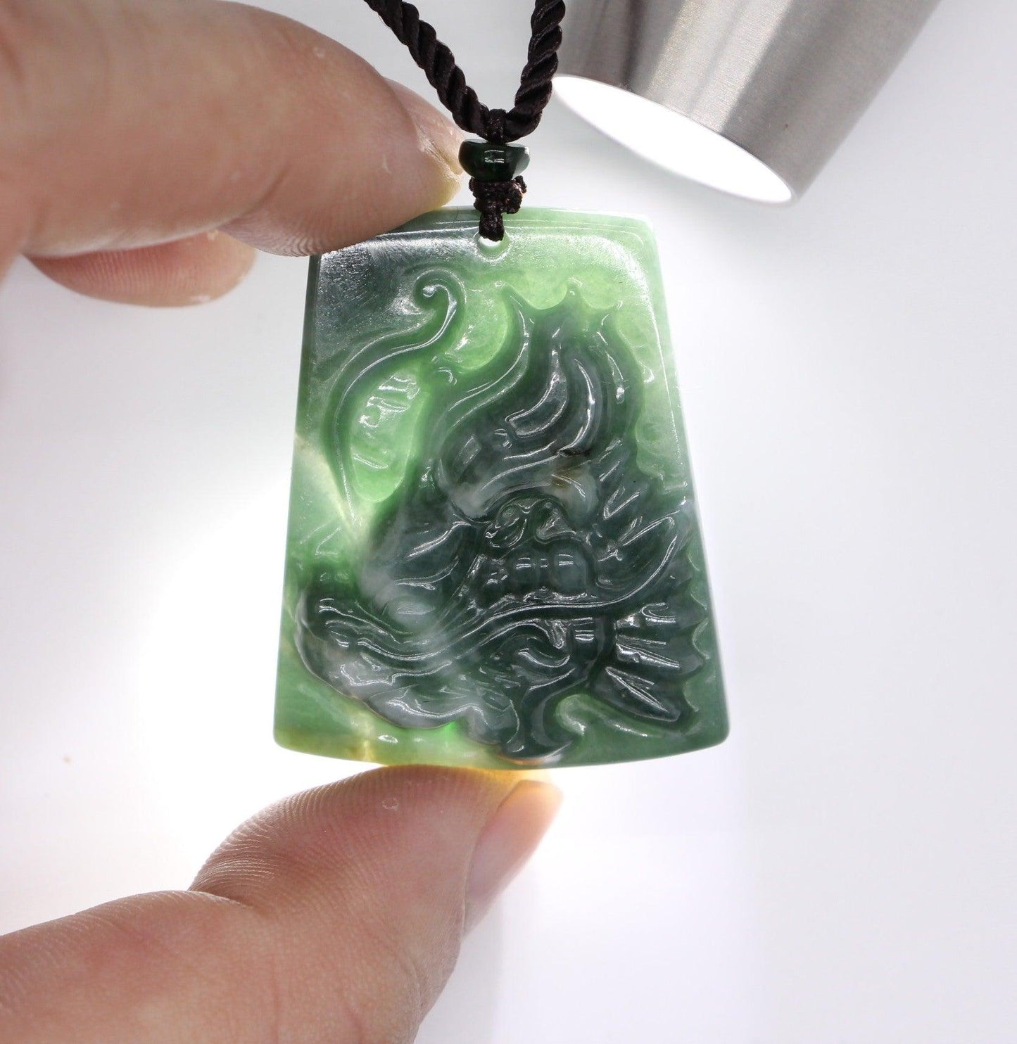 Type A Jadeite Jade Pendants Dragon Series pe10099 - Jade-collector.com
