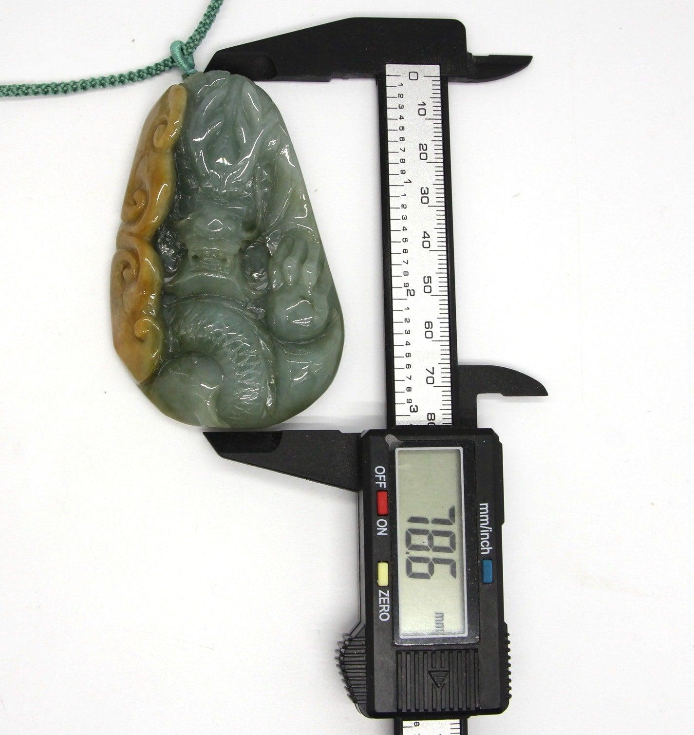 Type A Jadeite Jade Pendants Dragon Series pe10120 - Jade-collector.com