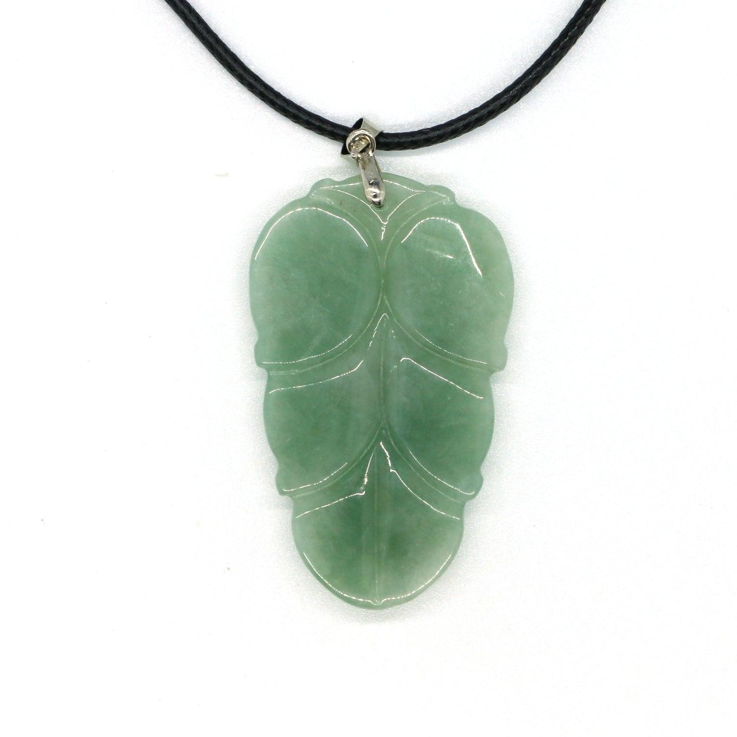 Type A Jadeite Jade Leaf Pendant Series (Fullfill USA only) B09K6CW3FN - Jade-collector.com