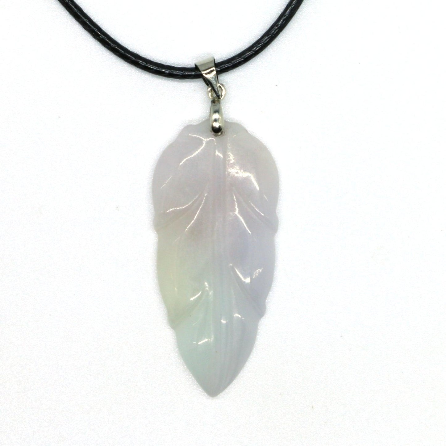 Type A Jadeite Jade Leaf Pendant Series (Fullfill USA only) B09K6D4PQK - Jade-collector.com