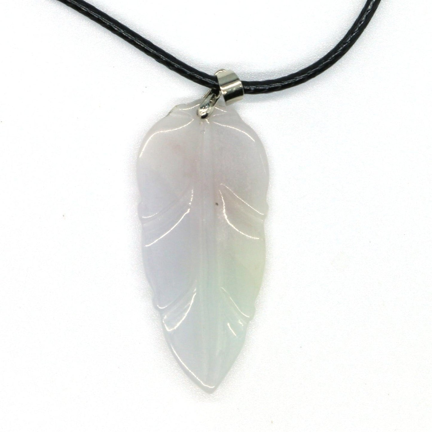 Type A Jadeite Jade Leaf Pendant Series (Fullfill USA only) B09K6D4PQK - Jade-collector.com