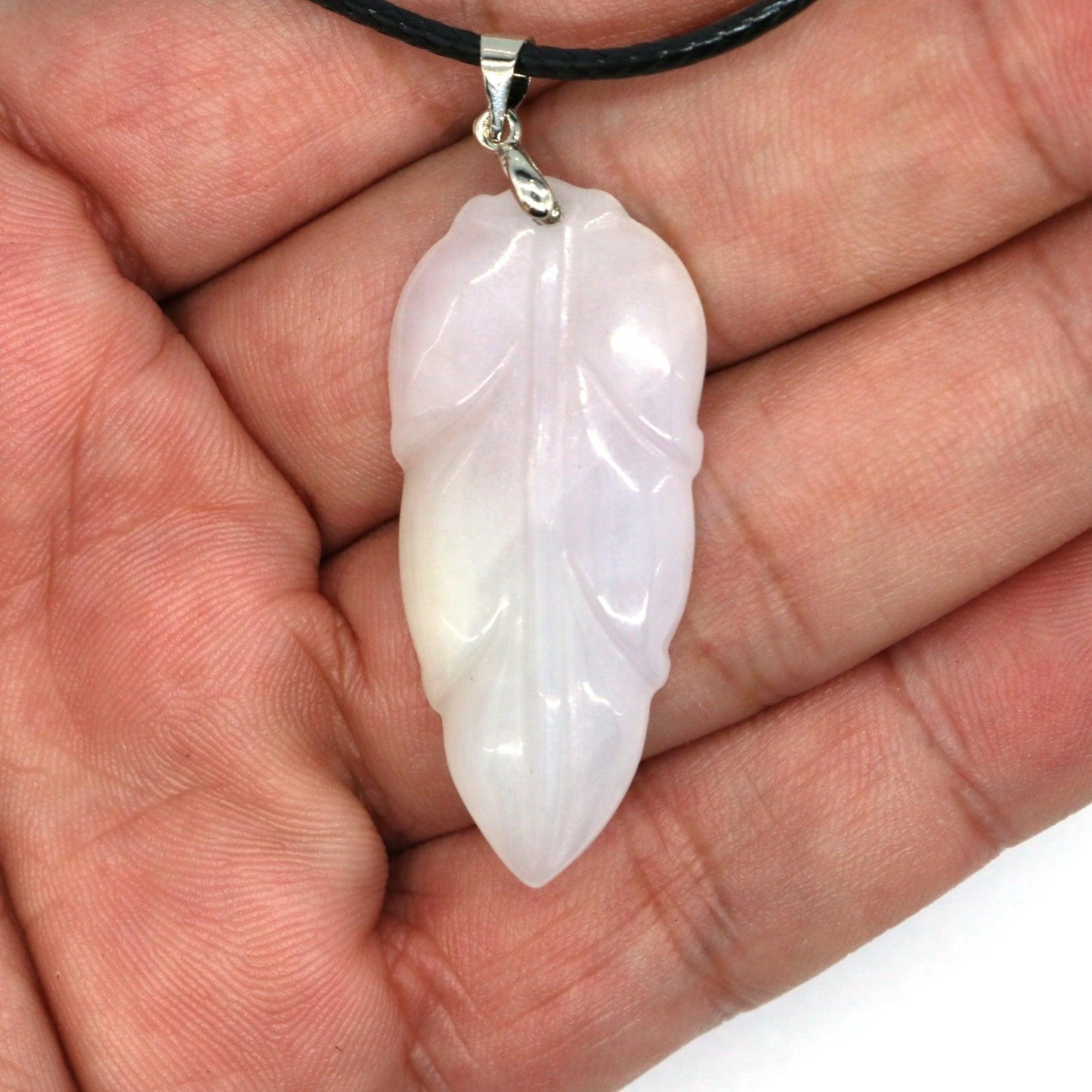 Type A Jadeite Jade Leaf Pendant Series (Fullfill USA only) B09K6D4PQK - Jade-collector.com