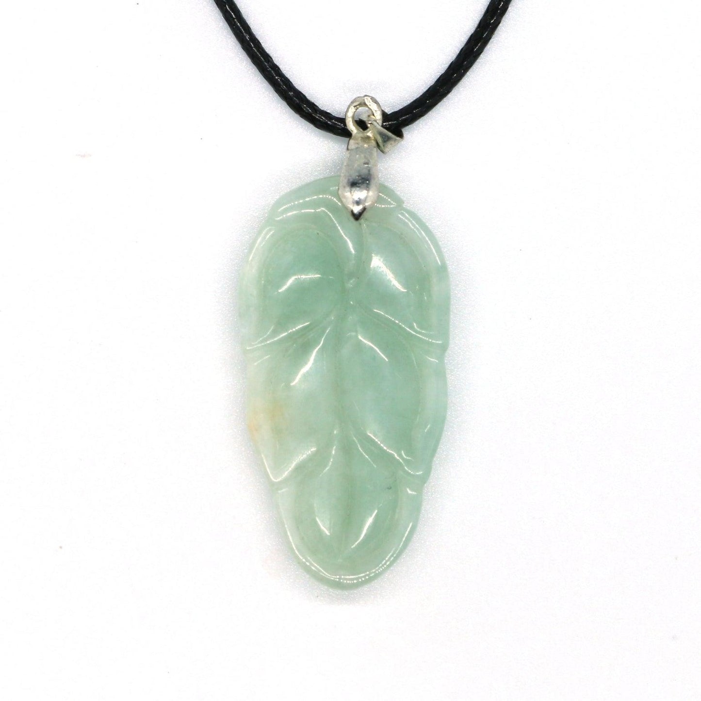 Type A Jadeite Jade Leaf Pendant Series (Fullfill USA only) B09K6D4TNH - Jade-collector.com