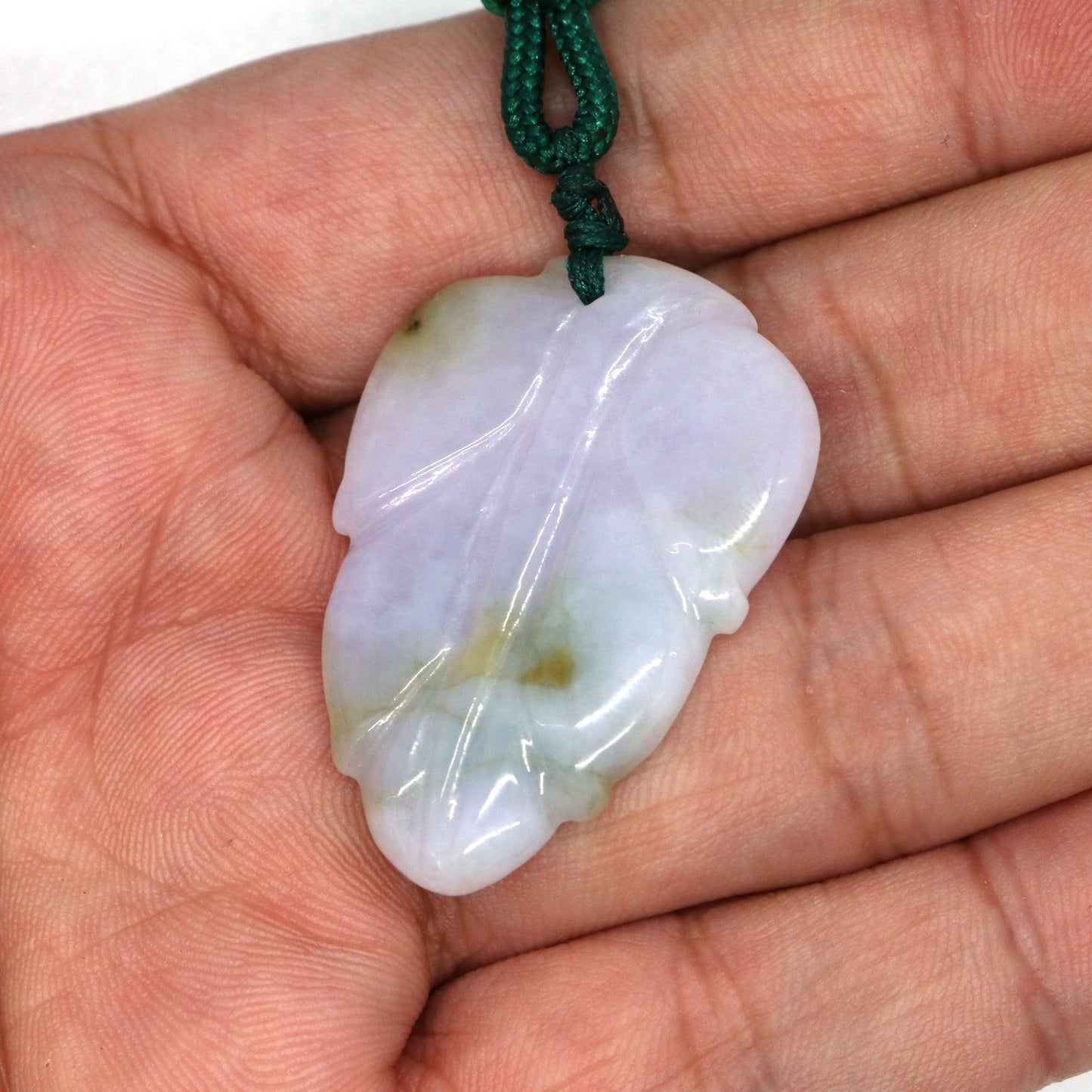 Type A Jadeite Jade Leaf Pendant Series (Fullfill USA only) B09K6F7G5J - Jade-collector.com