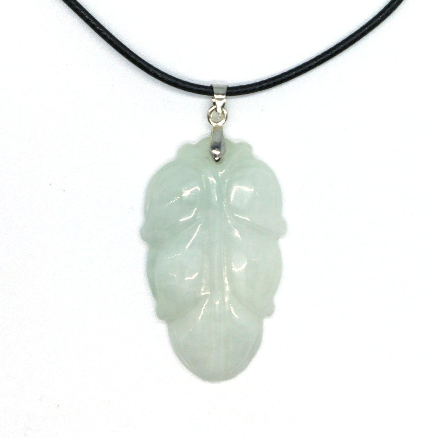 Type A Jadeite Jade Leaf Pendant Series (Fullfill USA only) B09K6D1MMT - Jade-collector.com