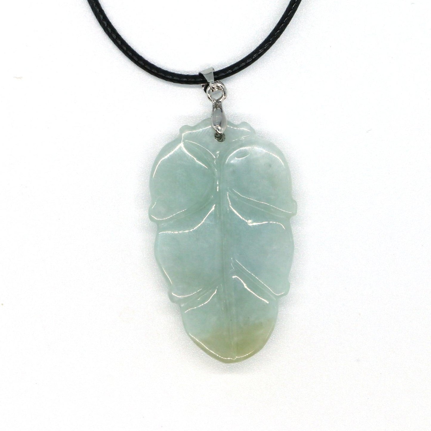 Type A Jadeite Jade Leaf Pendant Series (Fullfill USA only) B09K6DMXS2 - Jade-collector.com