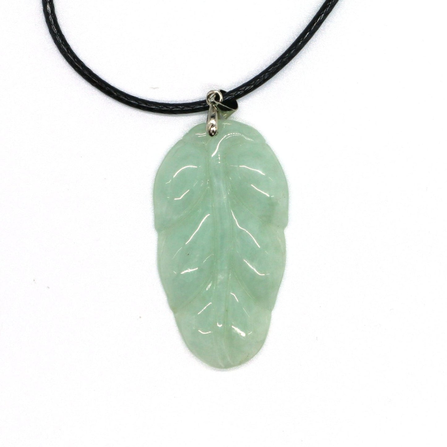 Type A Jadeite Jade Leaf Pendant Series (Fullfill USA only) B09K6CSYKL - Jade-collector.com