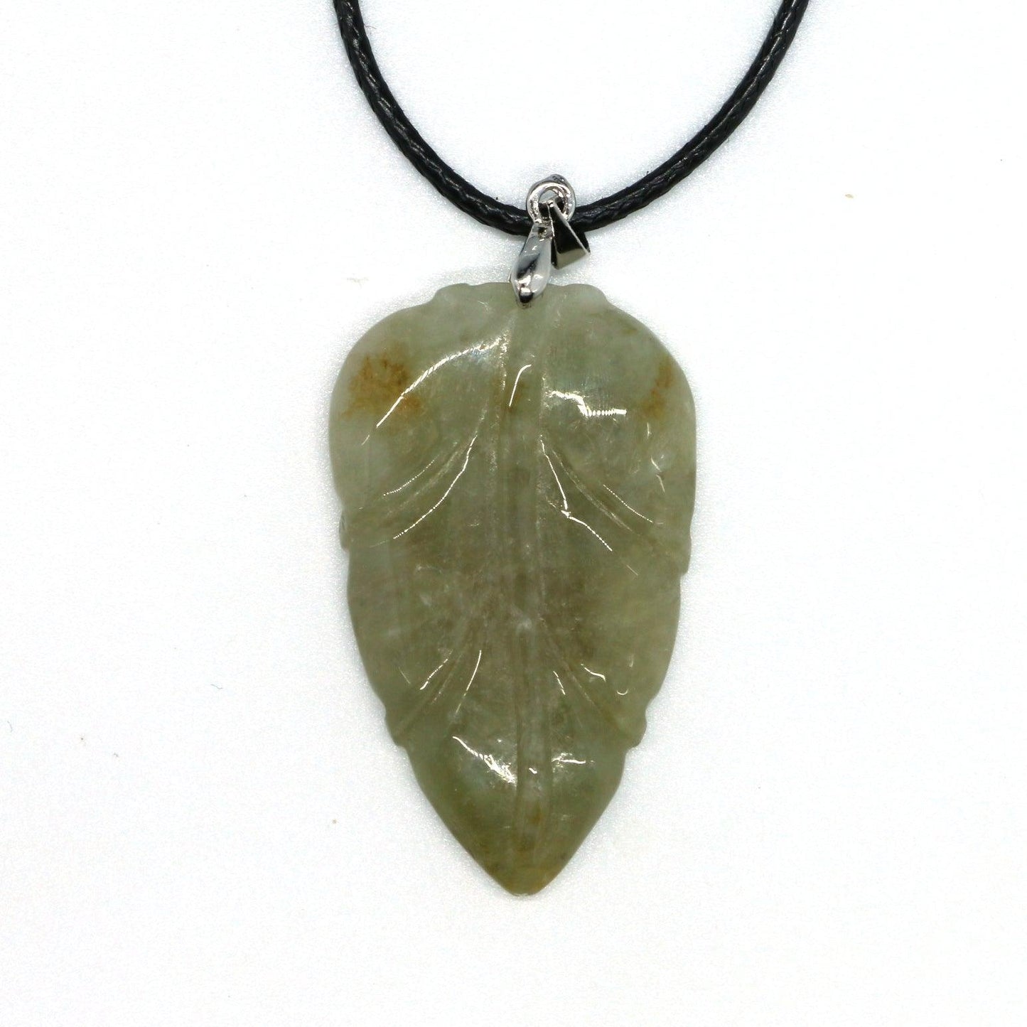 Type A Jadeite Jade Leaf Pendant Series (Fullfill USA only) B09K6CLR4S - Jade-collector.com