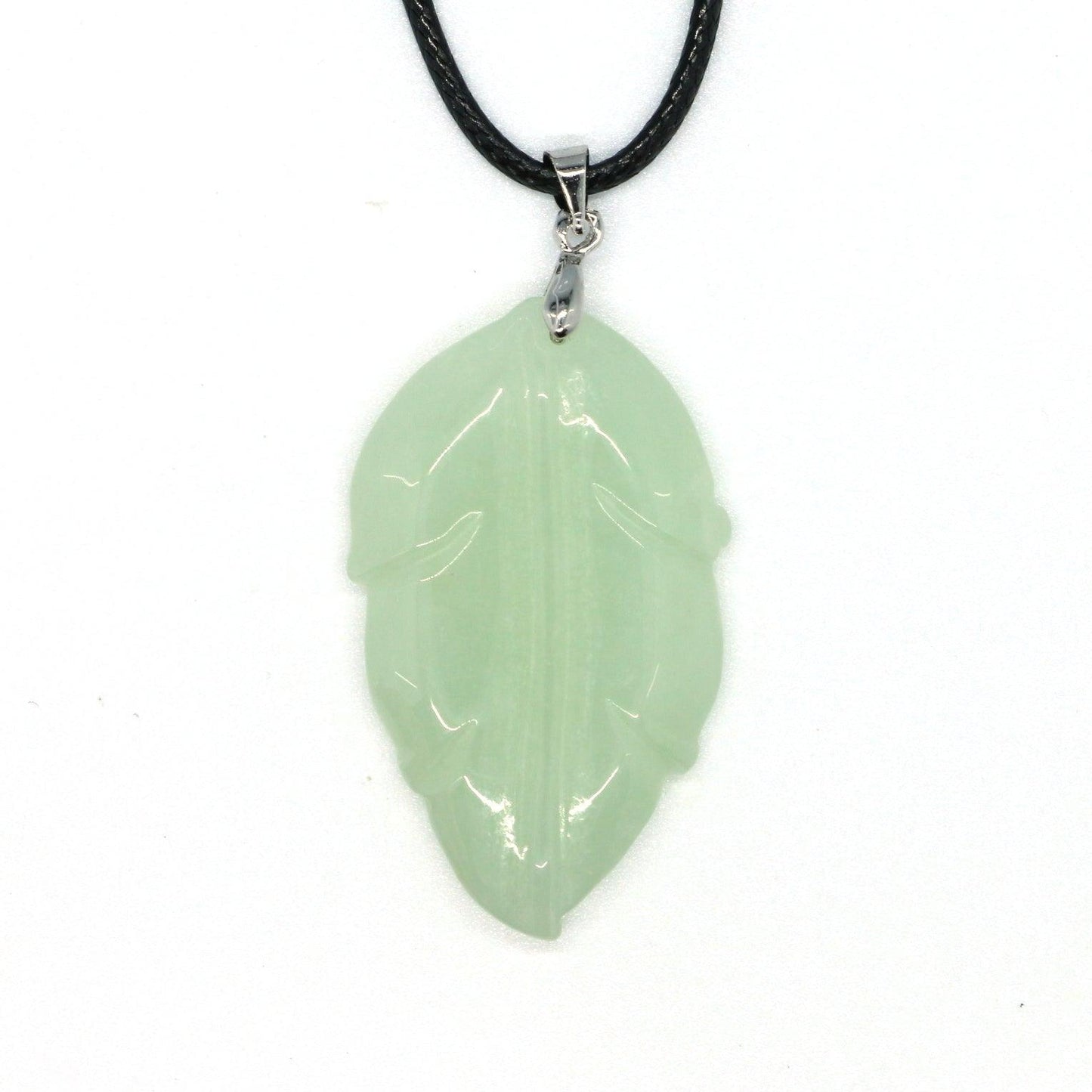 Type A Jadeite Jade Leaf Pendant Series (Fullfill USA only) B09K6DY48M - Jade-collector.com