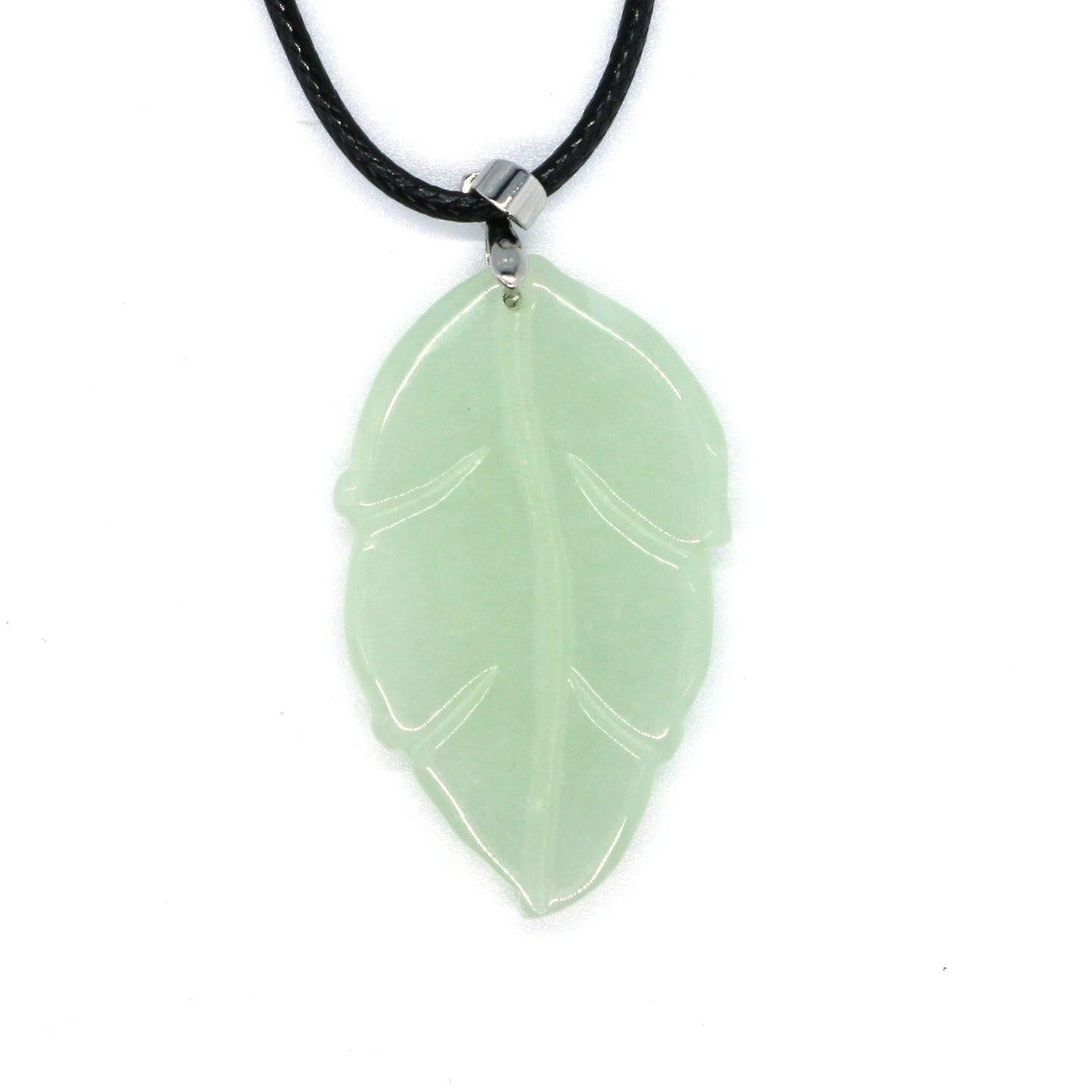 Type A Jadeite Jade Leaf Pendant Series (Fullfill USA only) B09K6DY48M - Jade-collector.com