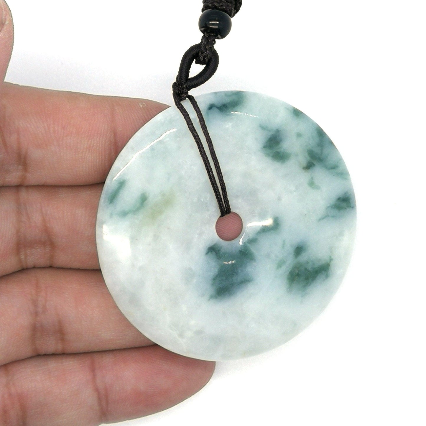 Type A Jadeite Jade Pendants LAR Disc Series (Fullfill USA only) B08M3CCFPX - Jade-collector.com