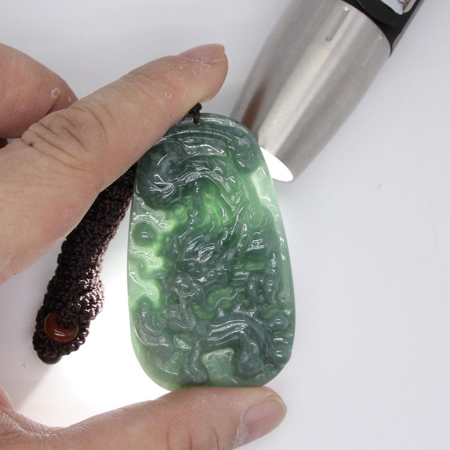 Type A Jadeite Jade Pendants Dragon Series pe10093 - Jade-collector.com